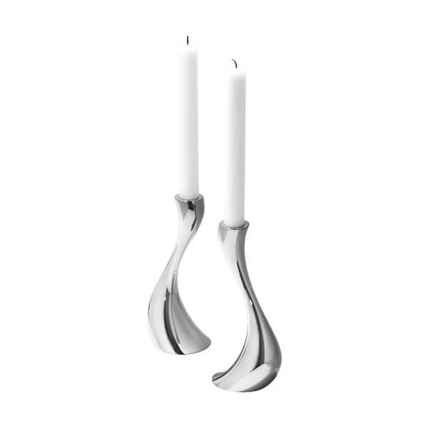 Georg Jensen Cobra Lysestage - 2 Stk. 5 Georg Jensen Cobra Lysestage - 2 Stk. - Billede 3