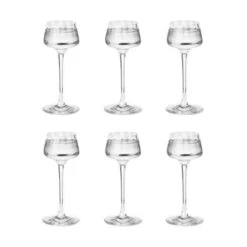 Georg Jensen Bernadotte Snapseglas - 6 Stk.