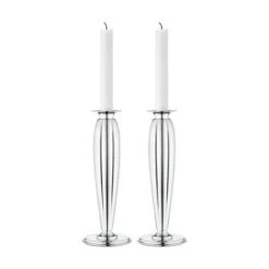 Georg Jensen Bernadotte Lysestagesæt - 2 Dele