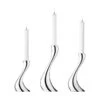 Georg Jensen Cobra Lysestagesæt - 3 Stk.